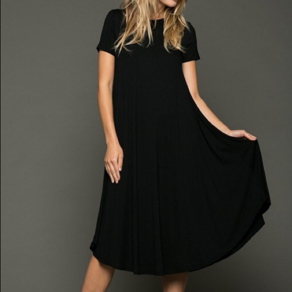 Black Midi Dress